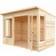 Shire TCHE1946 Alora 10x6.0Ft Summer House (Building Area )