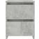 vidaXL 800521 Concrete Grey Bedside Table 30x30cm