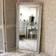 Melody Maison Ornate Silver Floor Mirror 78x158cm