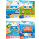 Shein 1pc Montessori Reusable Jelly Stickers Busy Book - Multi-Scene Static Cling Activities