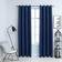 vidaXL Blackout Eyelet Blue 140x245cm