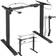 tectake Yannick Frame Black Table
