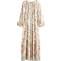 H&M Oversized Tie-Belt Dress - Cream/Floral
