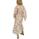H&M Oversized Tie-Belt Dress - Cream/Floral