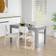 vidaXL 804206 Concrete Grey Dining Table 74.5x140cm