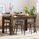 vidaXL 815200 Brown Oak Dining Table 74.5x140cm