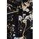 H&M Tie-Belt Shirt Dress - Black/Floral