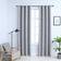 vidaXL Blackout Eyelet Grey 140x245cm
