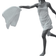 H&M Draped Linen-Blend Dress - Light Beige