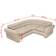 Intex Inflatable Beige Sofa 257cm