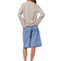 Pieces Sadie Long Sleeved Top - Cloud Dancer Fos