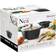 Sq Professional Nea Nera Black Cookware Set with lid 5 Parts