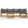 vidaXL 3057606 Loungesæt, 1 borde inkl. 1 stole & 4 sofaer