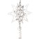 Georg Jensen julgransstjärna, medium, Palladiumpläterad Julgranspynt 19cm