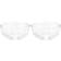 Holmegaard Lily Clear Bowl 13cm 2pcs