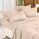 Utopia Bedding Soft and Breathable Bed Sheet Beige (243.8x205.7cm)