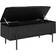 House Nordic Watford Black Storage Bench 95x43cm