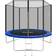 tectake Garfunky Trampoline 305cm + Safety Net + Ladder
