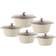 Sq Professional Nea Natura Cream Cookware Set with lid 5 Parts