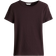H&M Ribbed T-shirt - Dark Brown