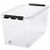 SmartStore Classic Clear/Black Storage Box 70L