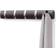 Umbra Flip 5 Espresso/Nickel Coat Hook 50.8cm