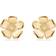 Mads Z Fleur Øreringe 14 Karat Guld 10 mm - NEW