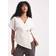 Vero Moda Topp vmSonja SS V-neck Top Wvn Exp - Grå