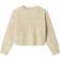 Name It Pullover Nkfholly Boxy Fit Striktrøje - Beige