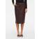 Vila Coated Midi Skirt - Vidagmar