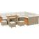 vidaXL 13 Piece Garden Set Beige Poly Rattan Modular Sofa