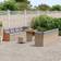 vidaXL 11 Piece Garden Sofa Beige Poly Rattan Outdoor Lounge Set