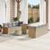vidaXL 11 Piece Garden Sofa Beige Poly Rattan Outdoor Lounge Set