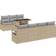 vidaXL 8 Piece Garden Sofa Beige Poly Rattan Outdoor Lounge Set