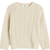 H&M Cable Knit Cotton Jumper - Light Beige (1236445001)