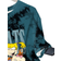 Shein Nick 90s X Plus Size Summer Casual Tie-Dye Cartoon Portrait Pattern Short Sleeve T-shirt - White