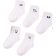 Shein 5-pack White Couple Cartoon Expression Design Simple & Breathable Children's Mid-Calf Socks
