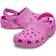 Crocs Kid's Classic Watercolor Marbled Clog - Pink Swirl