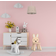Relaxdays Hanging Star Design Pink Wall Lamp