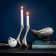 Georg Jensen Cobra Lysestage 20cm 2stk