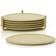 Zone Denmark Singles Leek Green Coaster 10cm 6pcs