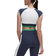 Lululemon Nulu Cropped Short Sleeve Shirt Retro Remix Set - White/Club Blue/Raceway Green
