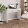 vidaXL Engineered Wood High Gloss White Writing Desk 40x90cm