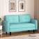 Fairmont Park Modern Light Green Fabric Sofa 148cm 2 Seater