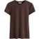 H&M Fitted Microfibre T-shirt - Dark Brown
