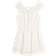 River Island Kid's Shirred Texture Playsuit - Cream