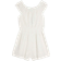 River Island Kid's Shirred Texture Playsuit - Cream