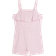 River Island Girls Pink Ribbed Belted Playsuit