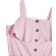 River Island Girls Pink Ribbed Belted Playsuit