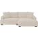 P&B Beige ECKSOFA Sofa 265cm 2Stk. Zweisitzer